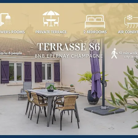 Terrasse 86 - Terrasse & Climatisation - 4-6 Personnes - *